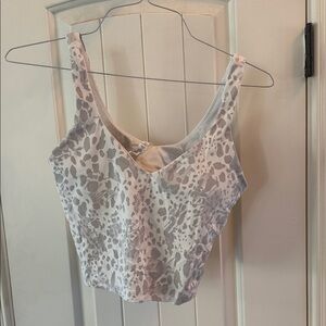 Lululemon Athletica White Crop Top